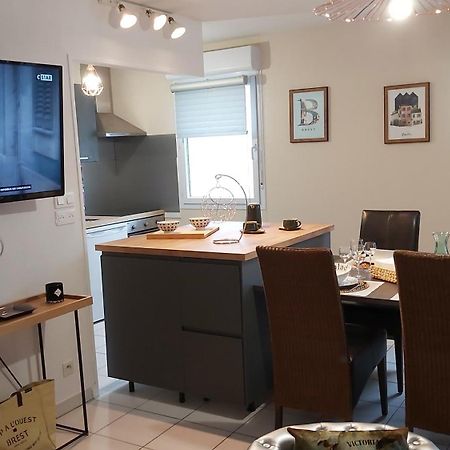 L'Escale N°13 :Appartement Standing Dans Residence Brest Buitenkant foto