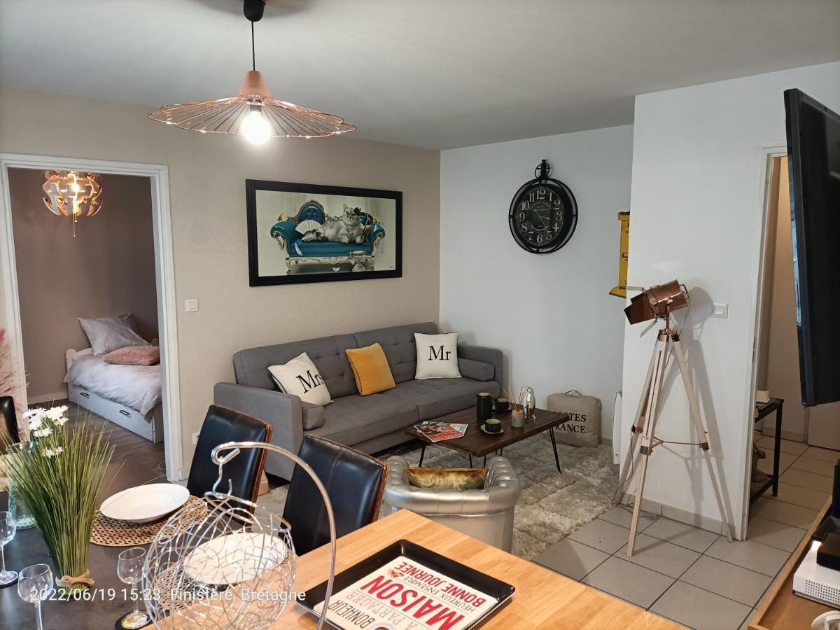 L'Escale N°13 :Appartement Standing Dans Residence Brest Buitenkant foto