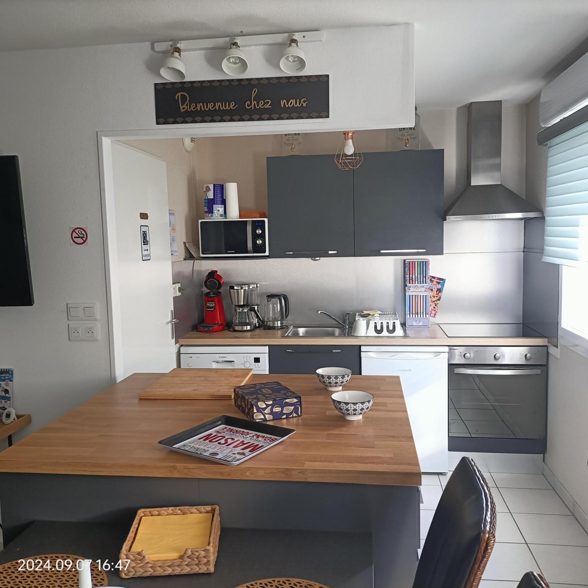 L'Escale N°13 :Appartement Standing Dans Residence Brest Buitenkant foto