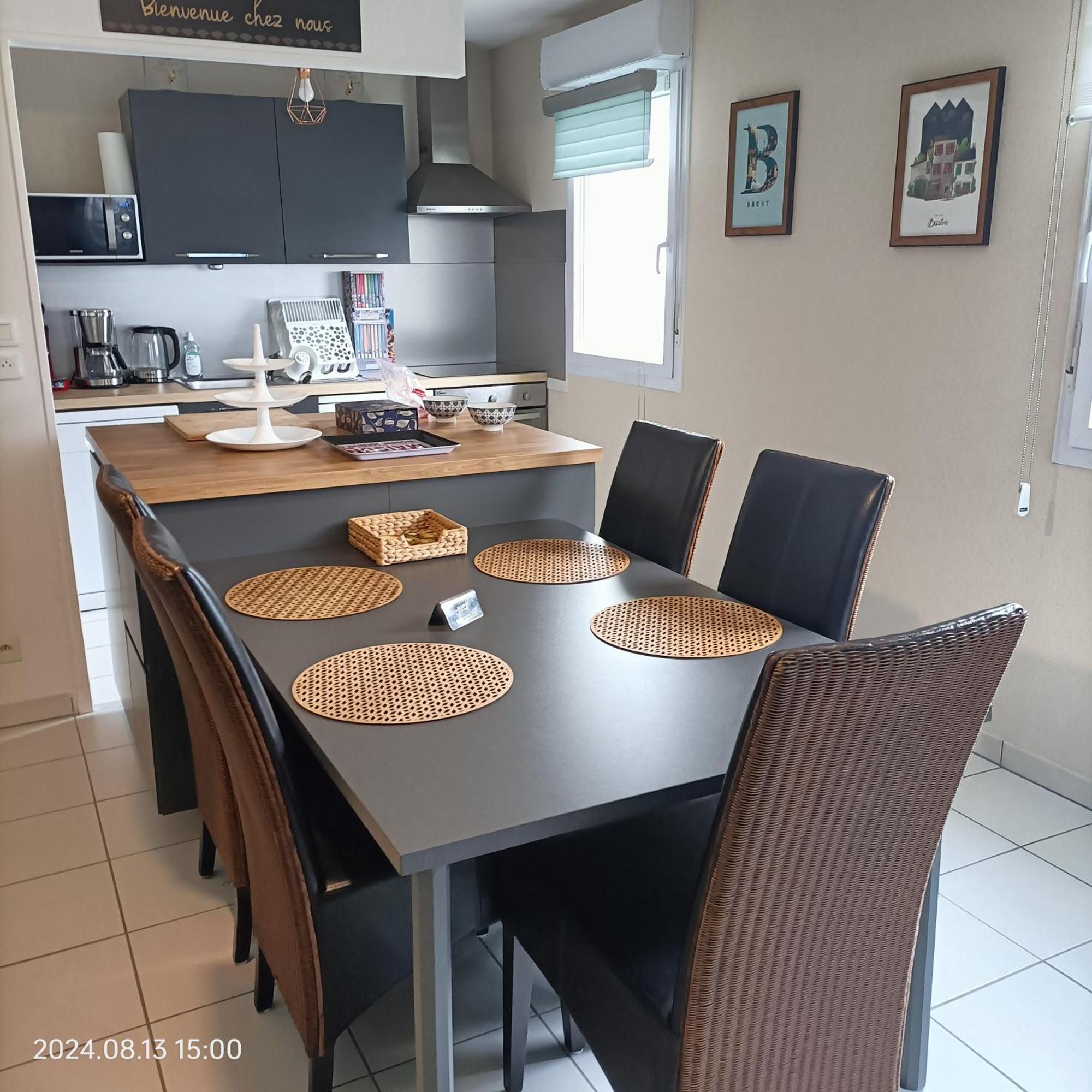 L'Escale N°13 :Appartement Standing Dans Residence Brest Buitenkant foto