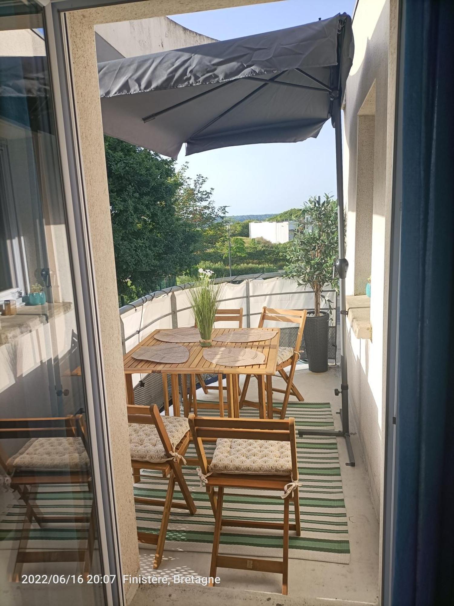 L'Escale N°13 :Appartement Standing Dans Residence Brest Buitenkant foto